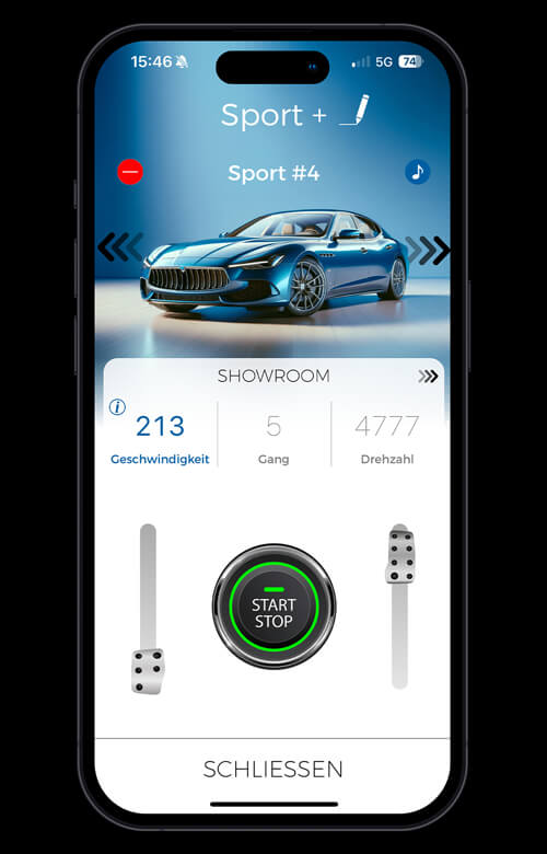 Maxhaust App Screenshot
