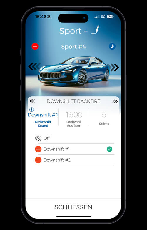 Maxhaust App Screenshot